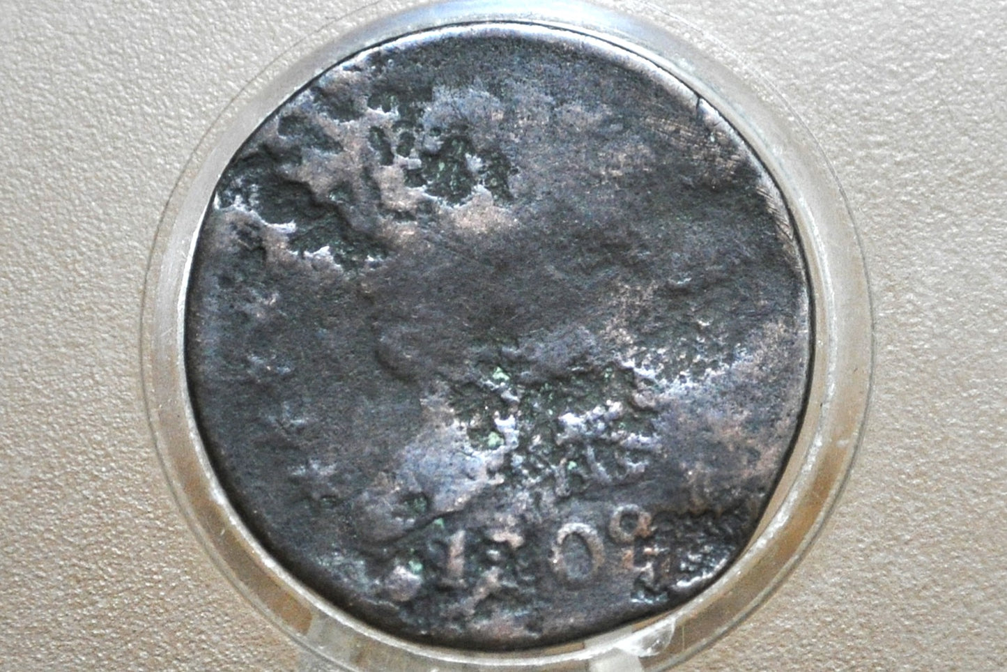 1809 Half Cent - Damaged - 1809 Capped Bust Half Cent - Affordable Coin, Low Price!