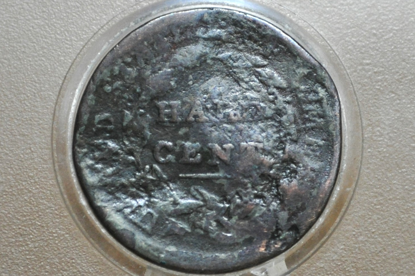 1809 Half Cent - Damaged - 1809 Capped Bust Half Cent - Affordable Coin, Low Price!