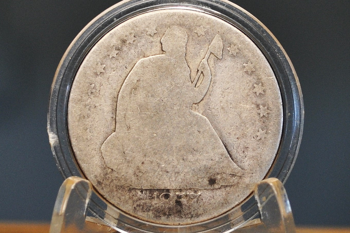 1857 Seated Liberty Half Dollar - AG - Good Type Coin / Filler Piece - 1857 Half Dollar