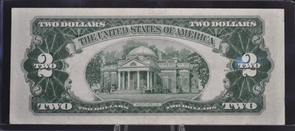 1953 STAR NOTE Red Seal 2 Dollar Star Note - AU - 1953 Two Dollar U.S. Star Note 1953 Star Note Fr#1510* 2 Dollar Red