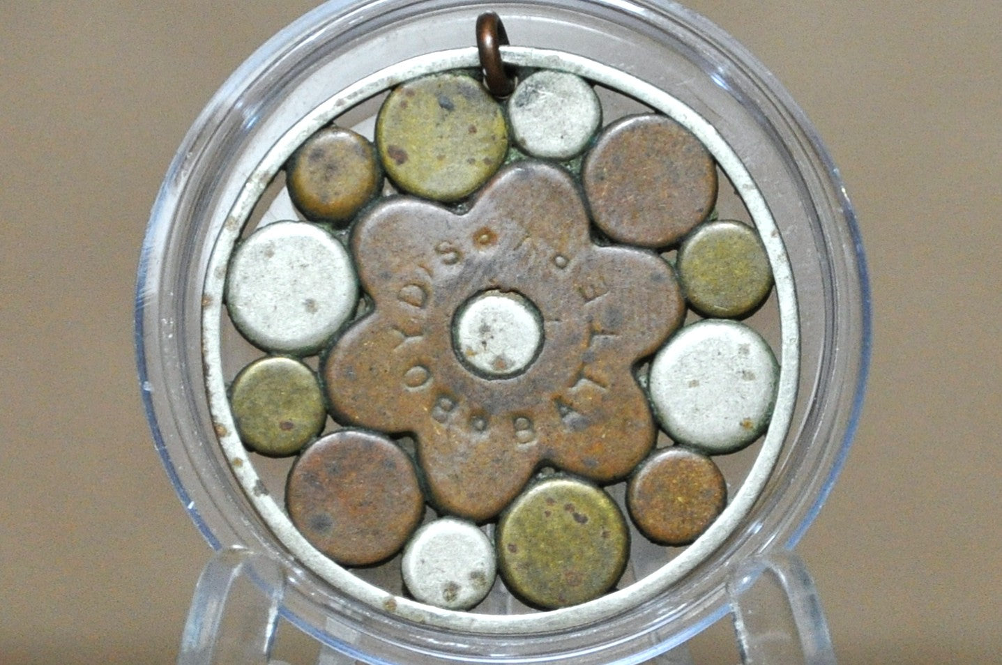 Boyd’s Battery Antique Medical Quackery Pendant - Antique Medical Boyd's Miniature Galvanic Battery