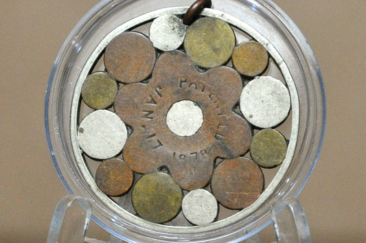 Boyd’s Battery Antique Medical Quackery Pendant - Antique Medical Boyd's Miniature Galvanic Battery