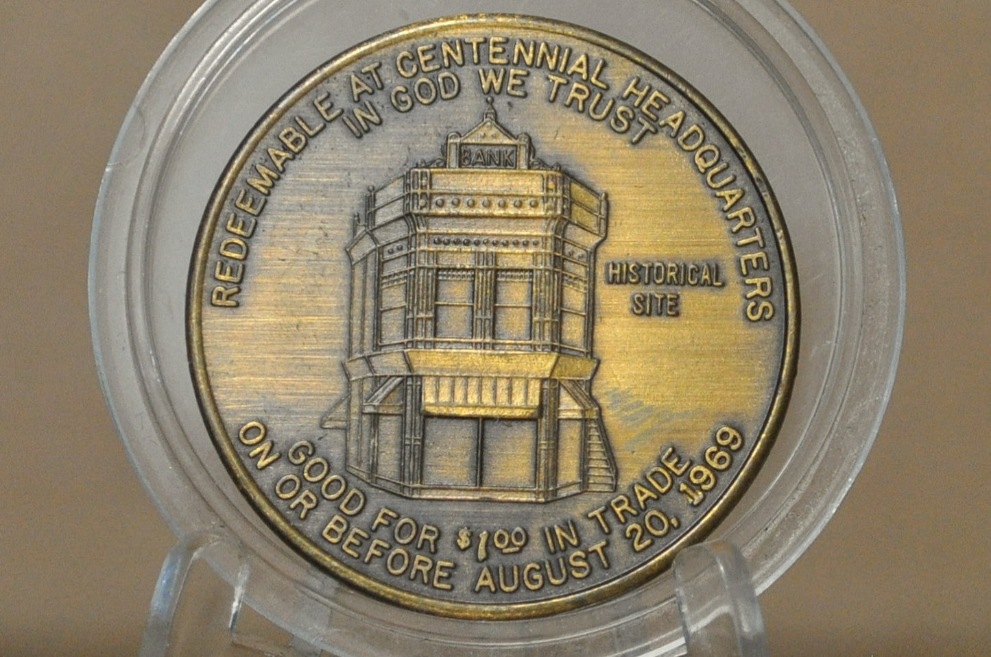 Coffeyville, Kansas Centennial Token 1869-1969 - 1969 Coffeyville, KS 100th Anniversary Commemorative Coin
