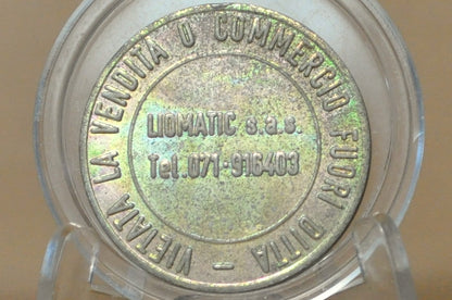 Crema Caffè Italian Espresso Vending Machine Token - Italian Automatic Dispenser Token for Espresso Coffee