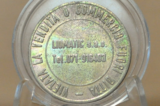 Crema Caffè Italian Espresso Vending Machine Token - Italian Automatic Dispenser Token for Espresso Coffee