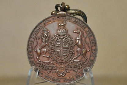 King Edward VII and Queen Alexandra Coronation Medal 1902 - Official King Edward VII Coronation Souvenir