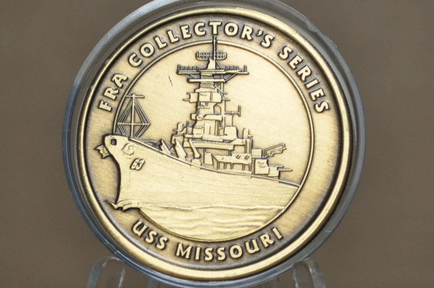 USS Missouri FRA Collectors Series - Fra Collectors Series USS Missouri - FRA Loyalty Protection and Service Token