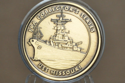 USS Missouri FRA Collectors Series - Fra Collectors Series USS Missouri - FRA Loyalty Protection and Service Token