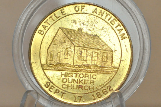 1962 Battle of Antietam Centennial Souvenir Token - Hagerstown, Maryland 50 Cent Trade Token 1962