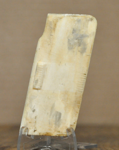 Antique Pistol Grips Featuring Native American Profile Made From Bone - Vintage Native American Design Scrimshaw-Style Engraving Pistol Grips