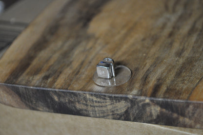 Tiny Articulated Engagement Ring with Box Charm - Stamped and Tested Sterling Silver - Wells Sterling - Blue Velvet Cloth