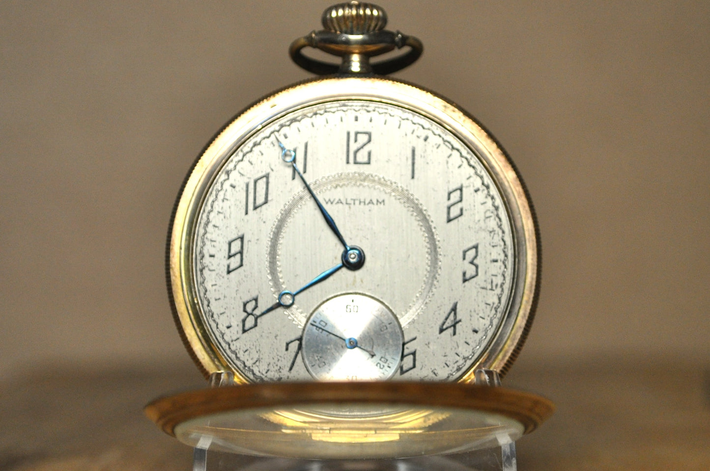 Antique Waltham 10k Gold Filled Pocket Watch Custom Engraved "1938, W.D.G" - Stunning Vintage Pocket Watch 10k Gold Filled by Waltham