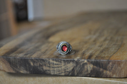 Vintage Melrose High School Class Ring Charm - Stamped and Tested Sterling Silver - Melrose Red Raiders Class Ring Charm - Class Ring Necklace Charm