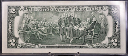 2013 2 Dollar Federal Reserve Fancy Serial Number Note - 59666677 - San Francisco (L) - 2013 Two Dollar Repeating Serial Note - Fr.1940-L