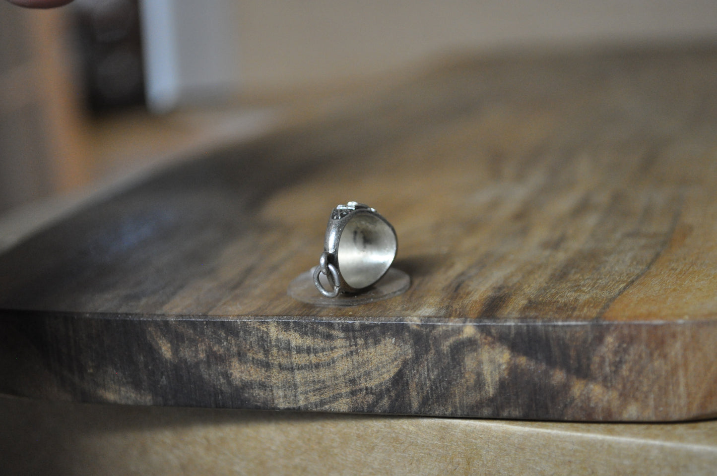 Vintage Melrose High School Class Ring Charm - Stamped and Tested Sterling Silver - Melrose Red Raiders Class Ring Charm - Class Ring Necklace Charm