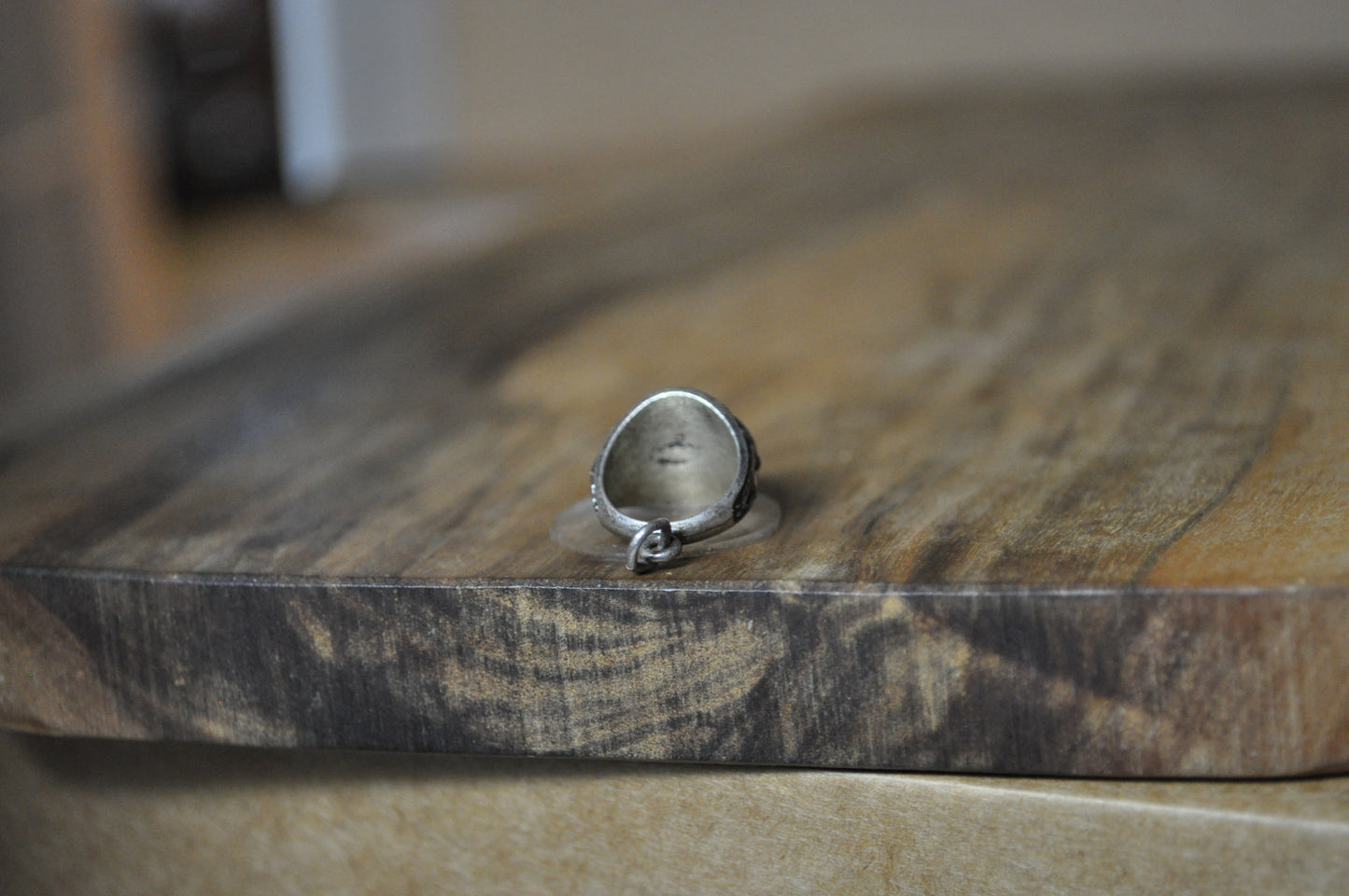 Vintage Melrose High School Class Ring Charm - Stamped and Tested Sterling Silver - Melrose Red Raiders Class Ring Charm - Class Ring Necklace Charm