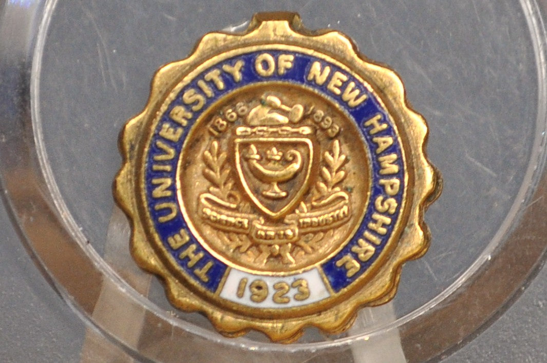 University of New Hampshire Commemorative Miniature Medallion - Antique UNH Commemorative Token