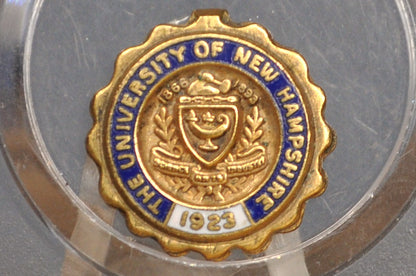 University of New Hampshire Commemorative Miniature Medallion - Antique UNH Commemorative Token