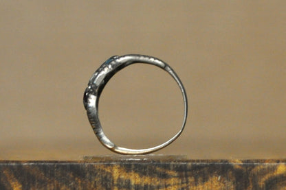 Sterling Silver Mother's/Family Birthstone Ring - Size 6 - Stamped and Tested Sterling Silver - Tricolor Stone Ring