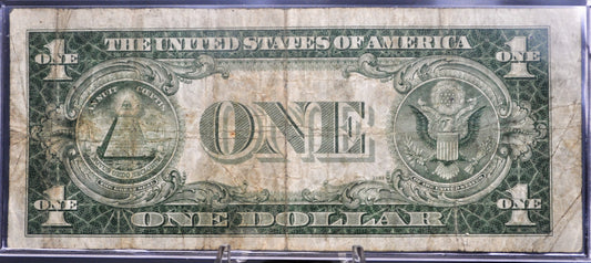 1935-A Low Fancy Serial Number Silver Cert 1 Dollar Note - 00993938 - 1935A One Dollar Silver Certificate Cool Serial Note - Fr.1608