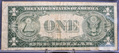 1935-D Fancy Repeating Serial Number Silver Cert 1 Dollar Note - 19000020 - 1935D Blue Seal Narrow One Dollar Fancy Serial Note - Fr.1613N