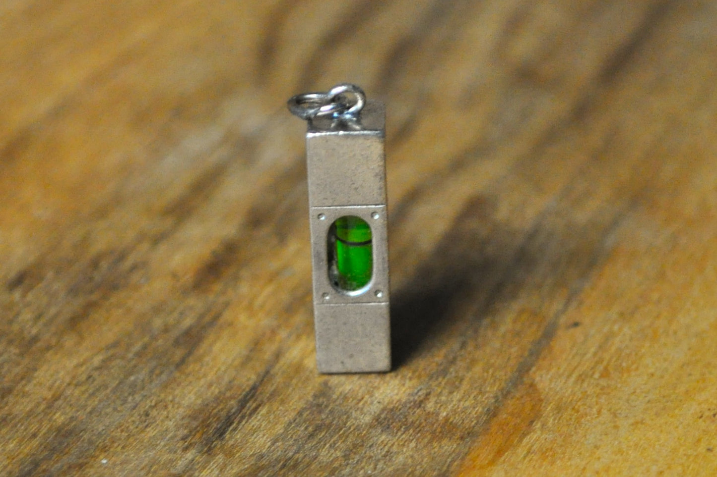 Sterling Silver Working Level Pendant - Tested and Stamped Sterling Silver - Slightly Off Kilter