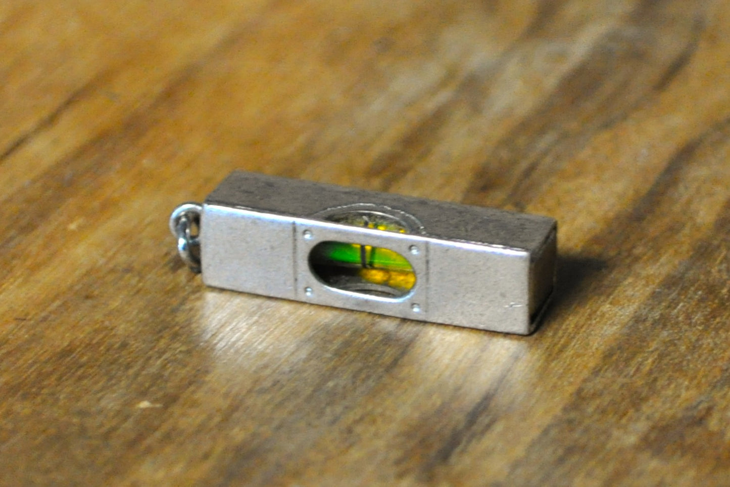 Sterling Silver Working Level Pendant - Tested and Stamped Sterling Silver - Slightly Off Kilter