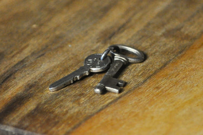 Small Key to Success Pendant  - Stamped and Tested Sterling Silver - Idiom Jewelry