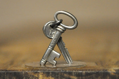 Small Key to Success Pendant  - Stamped and Tested Sterling Silver - Idiom Jewelry