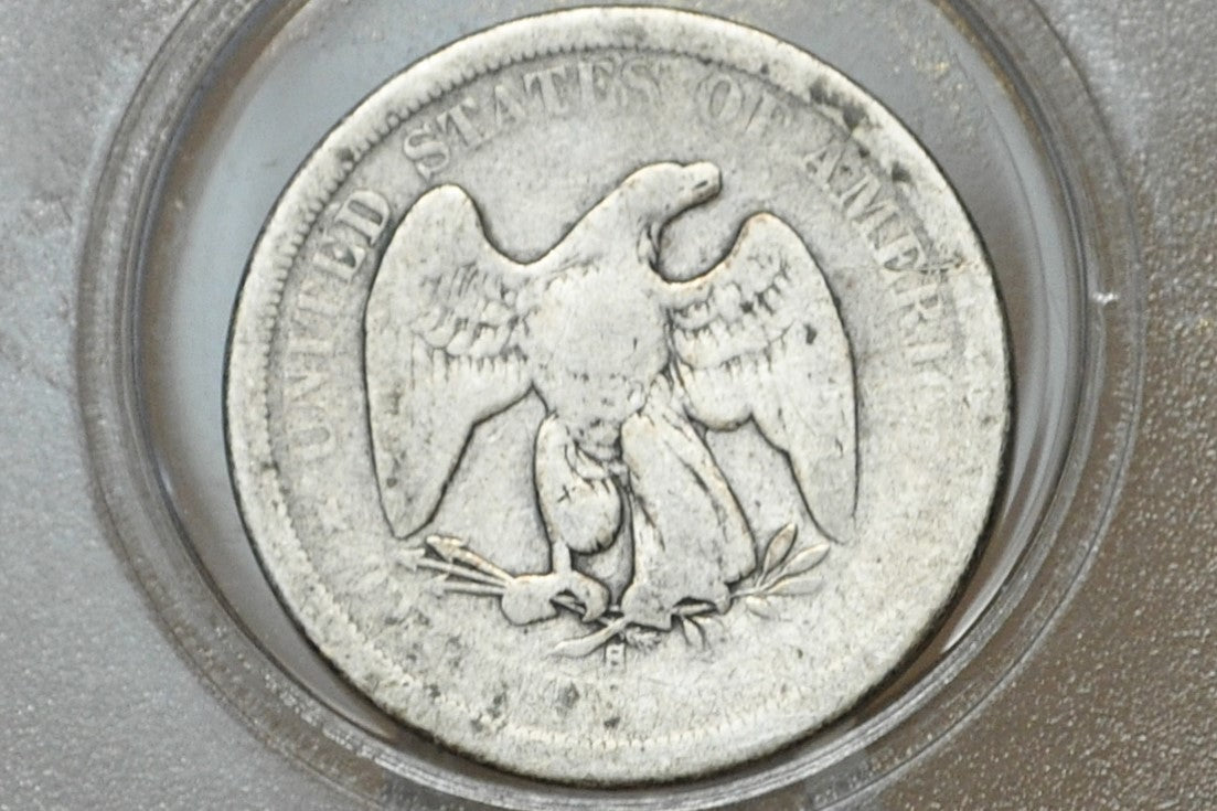 1875-S 20 Cent Piece - Good+, Rare US Coin Type, Only 3 Years Minted - 1875 Silver Twenty Cent Coin