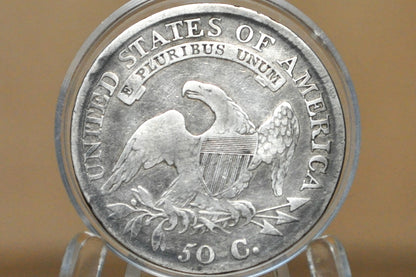 1811 Capped Bust Half Dollar - Fine Details, Old Cleaning - 1811 Half Dollar US Half Dollar 1811 Silver Half Dollar - Early American Coins