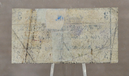 1864 Concord NH S. G. Sylvester 3 Cents Scrip - Lowercase Three Type - Rare Civil War Era New Hampshire Obsolete Three Cent Store Note