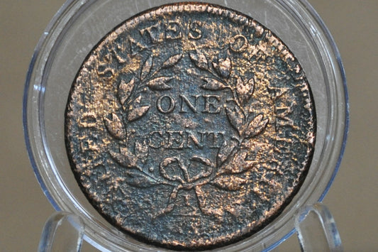 1802 Draped Bust Large Cent - Good Details, Cleaned - Affordable Coin! - US Large Cent 1802 One Cent