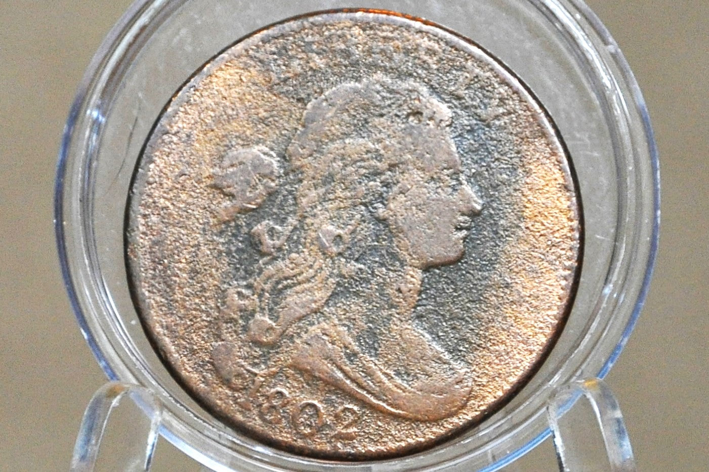 1802 Draped Bust Large Cent - VF Details - Affordable with great detail - US Large Cent 1802 One Cent