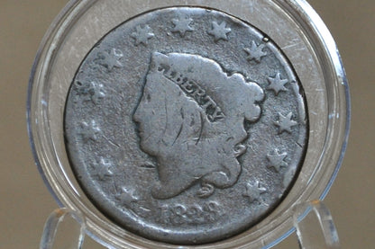 1823 Large Cent - 1823/2 Variety - Good+, Very Rare Date - 1823 US 1 Cent 1823 Large Cent - Matron Head 1816 to 1835