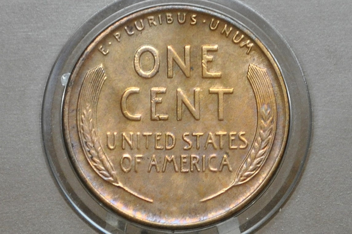 1931-S Wheat Penny - Uncirculated, Red - San Francisco Mint - Key Date Wheat - 1931S Wheat Back Cent Wheat Ear 1931 S