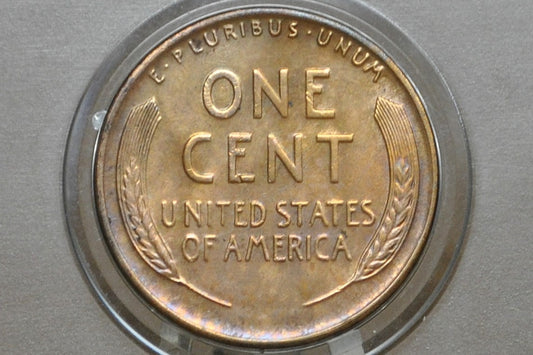 1931-S Wheat Penny - Uncirculated, Red - San Francisco Mint - Key Date Wheat - 1931S Wheat Back Cent Wheat Ear 1931 S