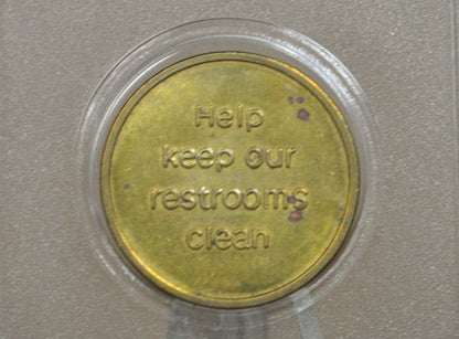 Nik-O-Lok Restroom Token Indianapolis, Indiana - Restroom Token From Nik-O-Lok Indianapolis
