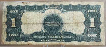 1899 1 Dollar Silver Cert. Black Eagle Fr#226a - VG+ Grade - Rare Note 1899 Large Note 1 Dollar Bill 1899 Silver Cert Fr226a