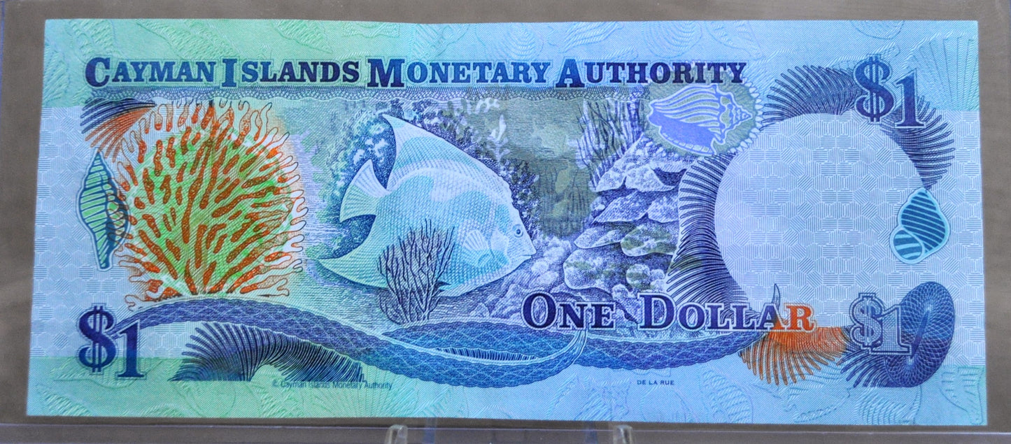 2003 Cayman Islands Monetary Authority 1 Dollar Note - 500th Anniversary Note - 1503-2003 British Cayman Islands One Dollar Note - P#30a