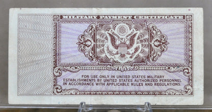 1948 5 Cent US Military Payment Certificate Note - Series 472 - 1948-51 United States Korean War Era Five Cents MPC Note - P#M15a