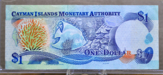 1998 Cayman Islands Monetary Authority 1 Dollar Note - Choose by Prefix - 1998 British Cayman Islands One Dollar Note - P#21a P#21b