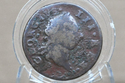 1769 Irish Halfpenny - 1700's Colonial Era Coin - Cláirseach Design (Celtic Harp) - Awesome Piece of History!