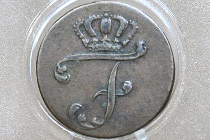 Rare 1759 German States 6 Pfennig - Frederick II - Great Details / Condition - Rarer Coin, low mintage of what is known