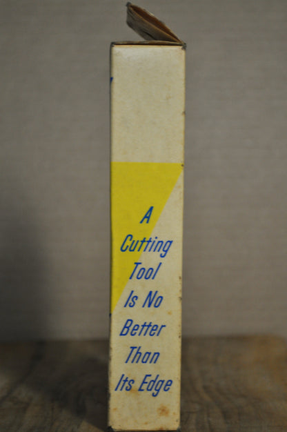 Norton Bear Brand India Oil-Filled Sharpening Stone JB6 - Antique In Box Sharpening Stone Norton Bear Brand