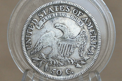 1810 Capped Bust Half Dollar - VF - 1810 Half Dollar US Half Dollar 1810, Rare Early Half, Low Mintage, Great Detail