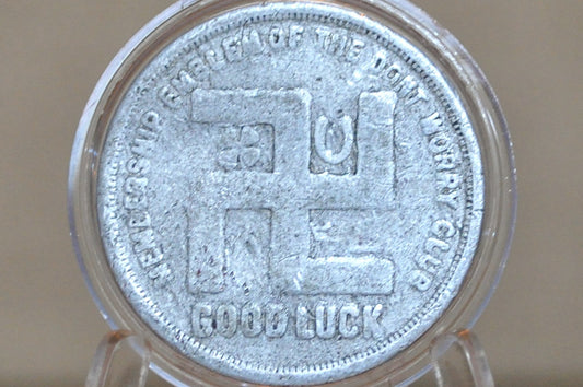 Membership Emblem Of The Don't Worry Club Good Luck Token - Good Luck Token From the Don't Worry Club