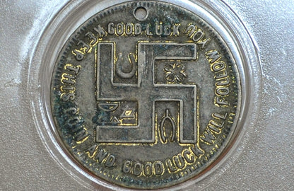 Madame Hendren Dolls Good Luck Token - Antique Good Luck Token From Madame Hendren Dolls Everybody Loves Them!