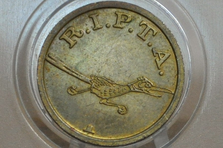Rhode Island Public Transportation Authority Roadrunner Token - Roadrunner Transit Token Rhode Island