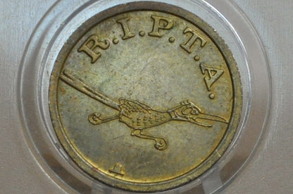 Rhode Island Public Transportation Authority Roadrunner Token - Roadrunner Transit Token Rhode Island